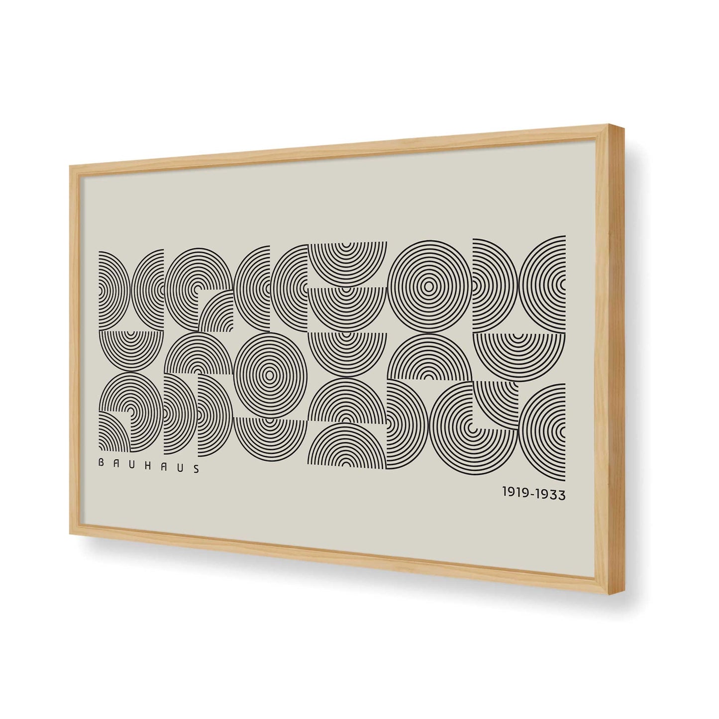 [Color:American Maple], Picture of art in a American Maple frame of the corner