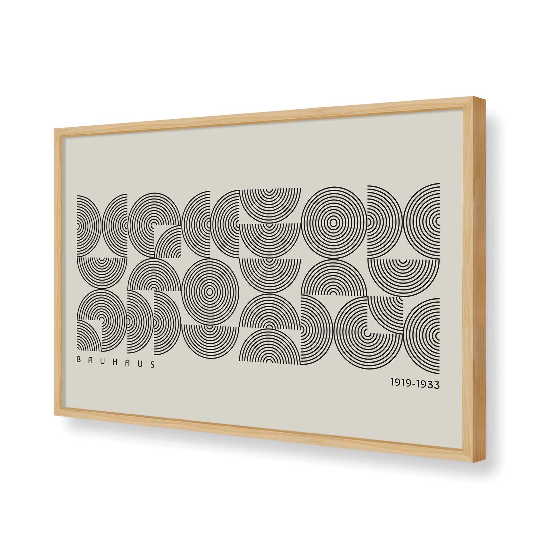 [Color:American Maple], Picture of art in a American Maple frame of the corner