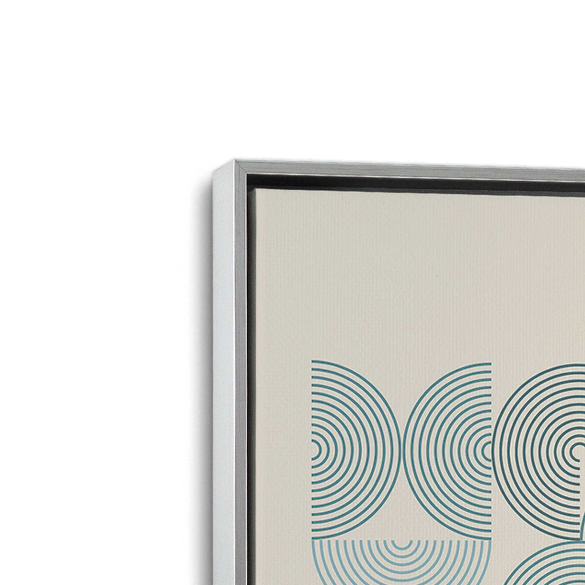 [Color:Polished Chrome], Picture of art in a Polished Chrome frame at an angle