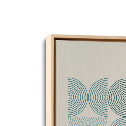[Color:American Maple], Picture of art in a American Maple frame at an angle