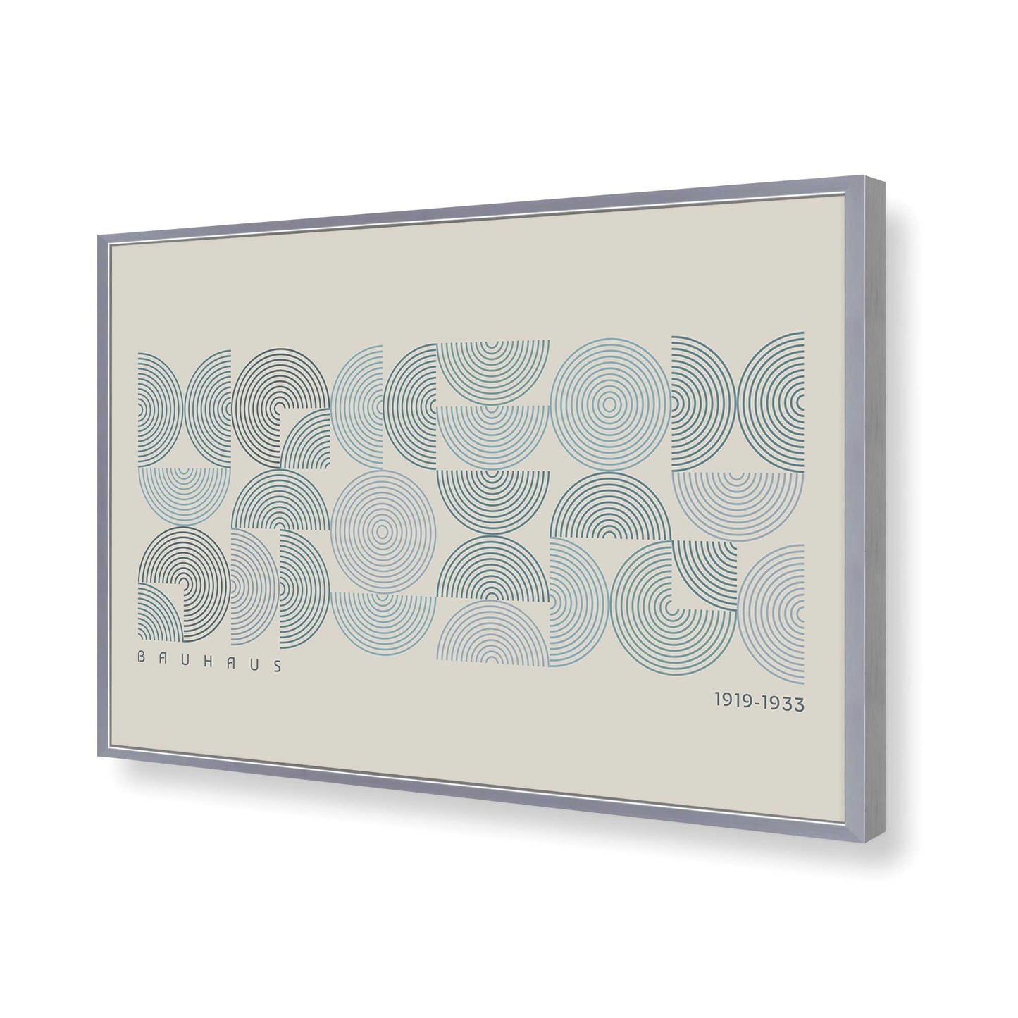 [Color:Polished Chrome], Picture of art in a Polished Chrome frame of the corner