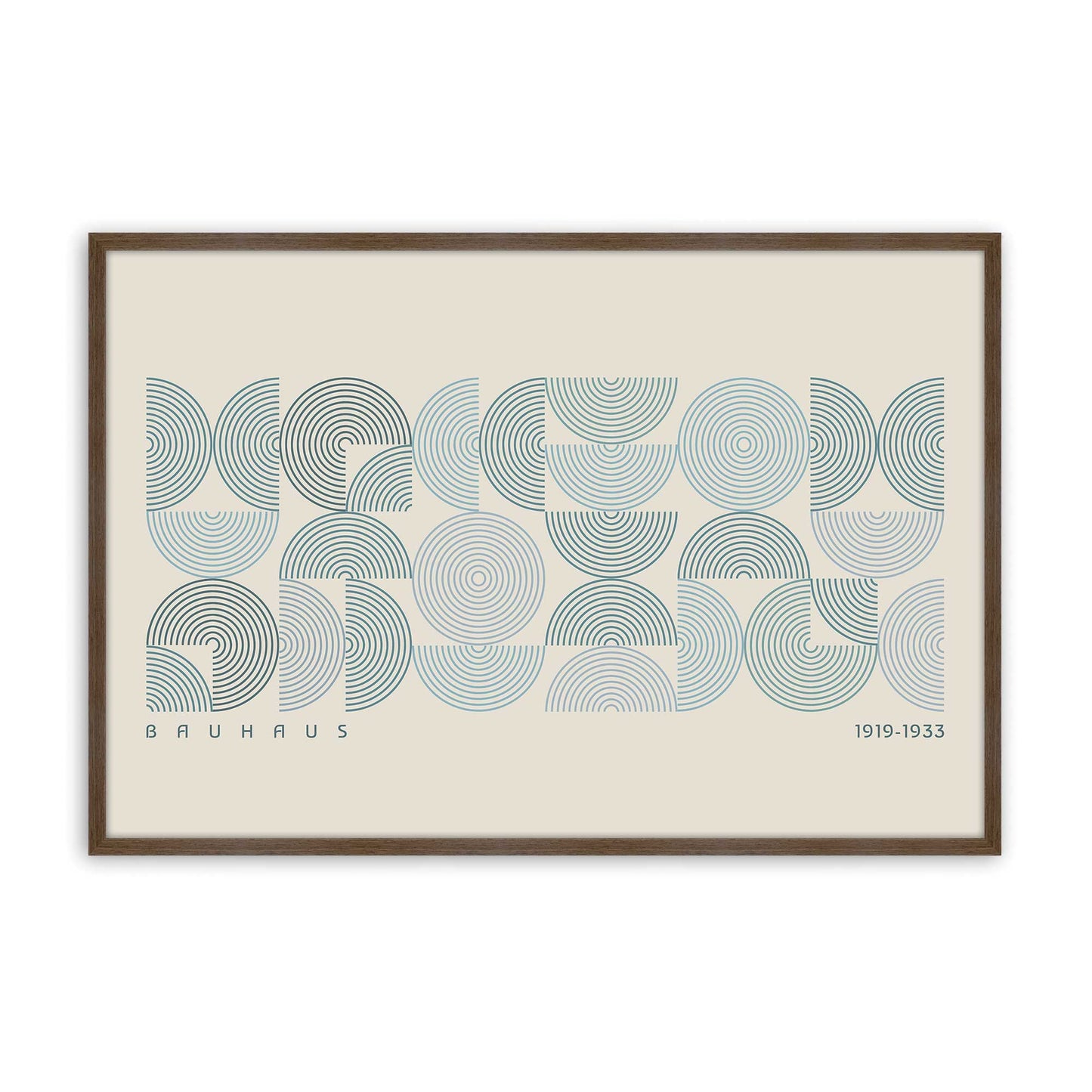 [Color:Walnut], Picture of art in a Walnut frame