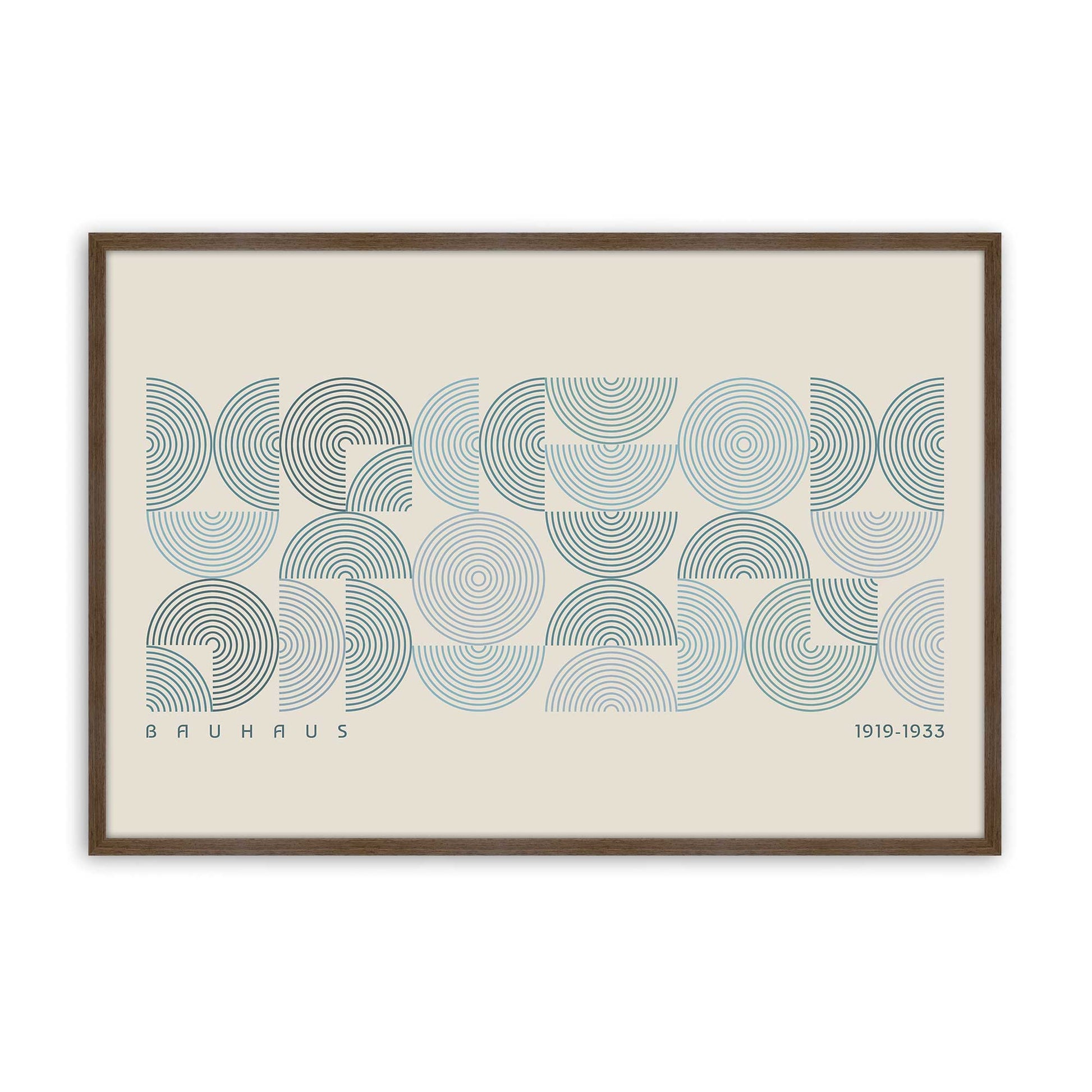 [Color:Walnut], Picture of art in a Walnut frame