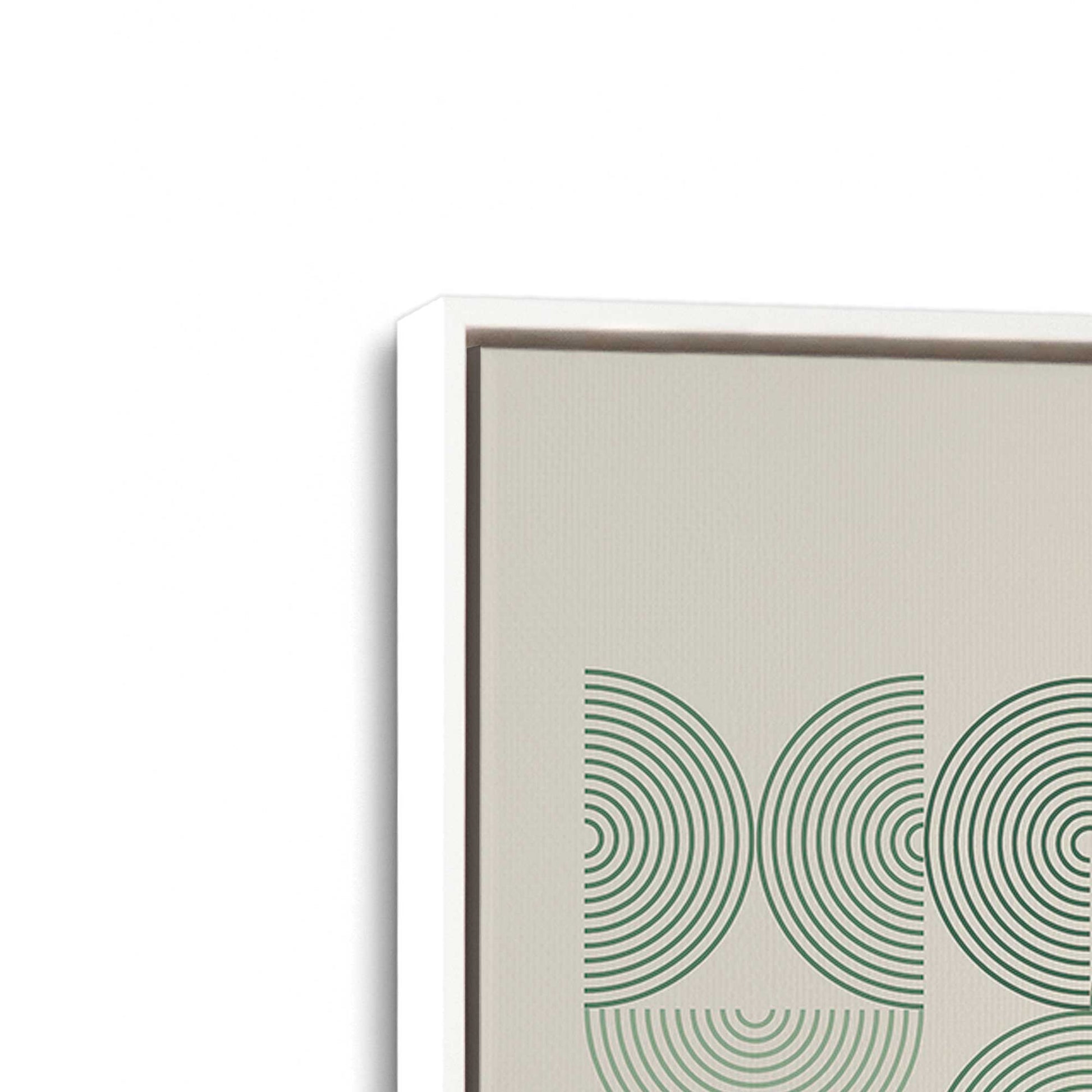 [Color:Opaque White], Picture of art in a White frame at an angle