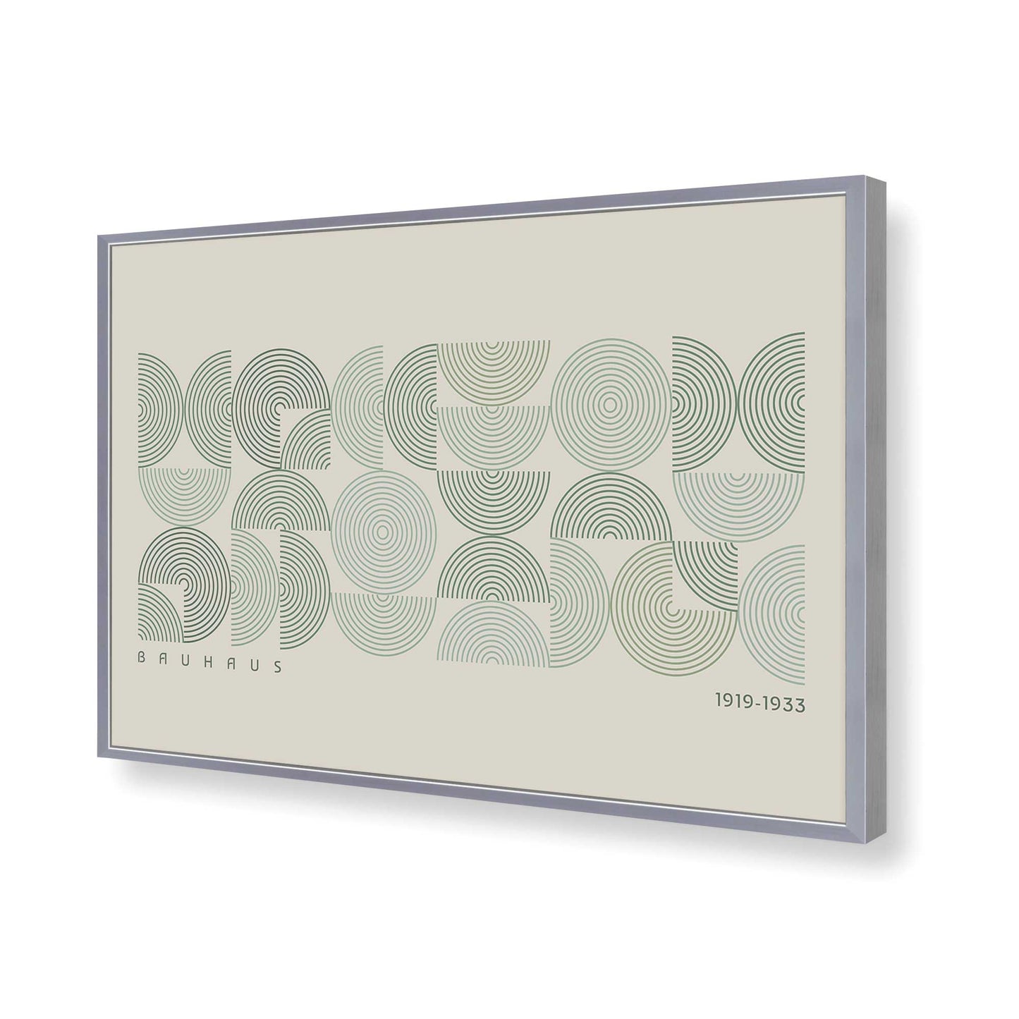 [Color:Polished Chrome], Picture of art in a Polished Chrome frame of the corner