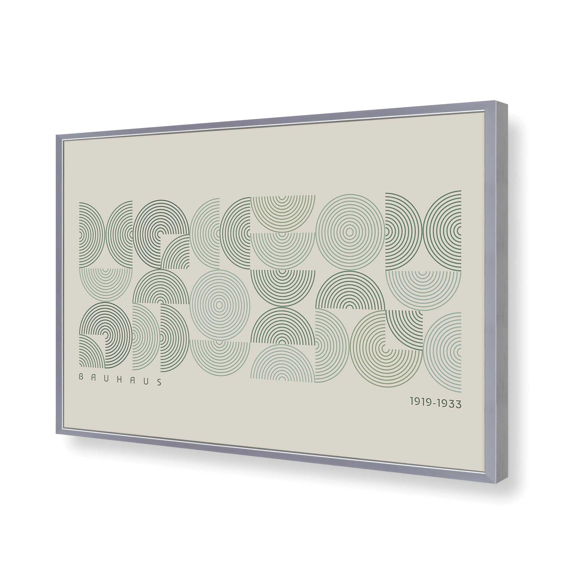 [Color:Polished Chrome], Picture of art in a Polished Chrome frame of the corner