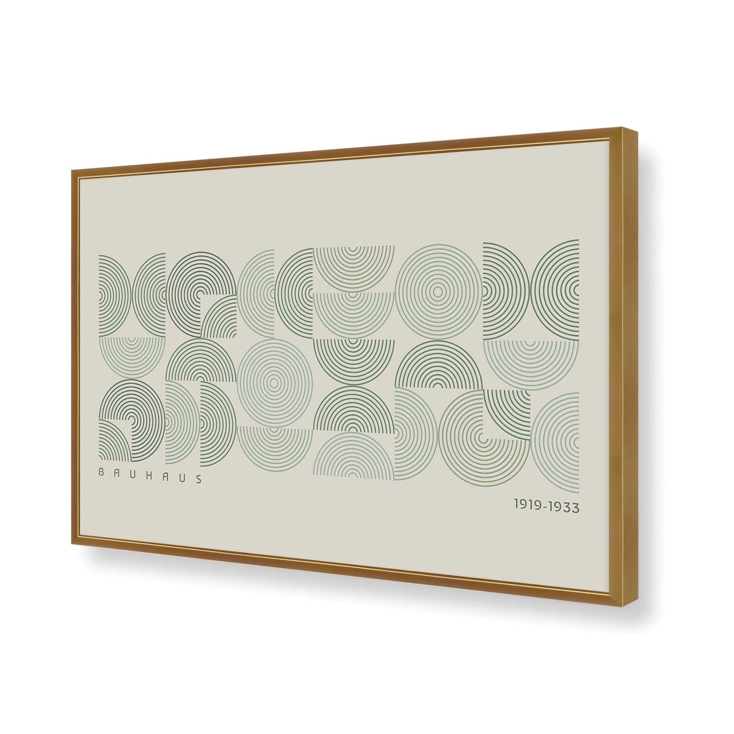 [Color:Polished Gold], Picture of art in a Polished Gold frame of the corner