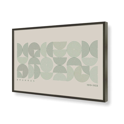 [Color:Satin Black], Picture of art in a Satin Black frame of the corner