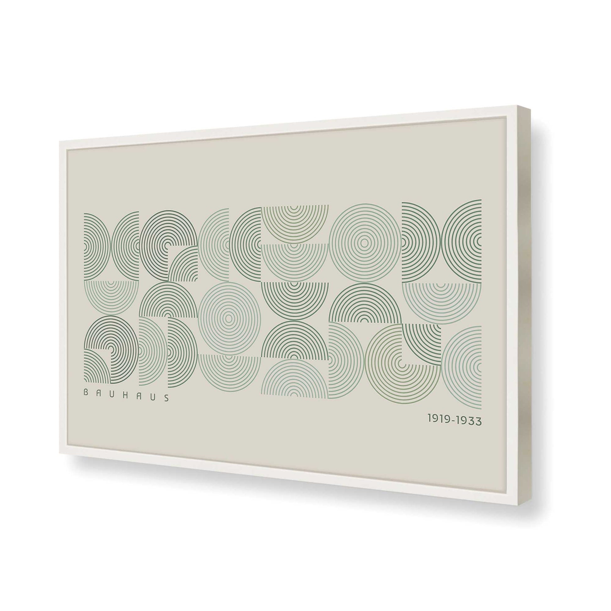 [Color:Opaque White], Picture of art in a Opaque White frame of the corner