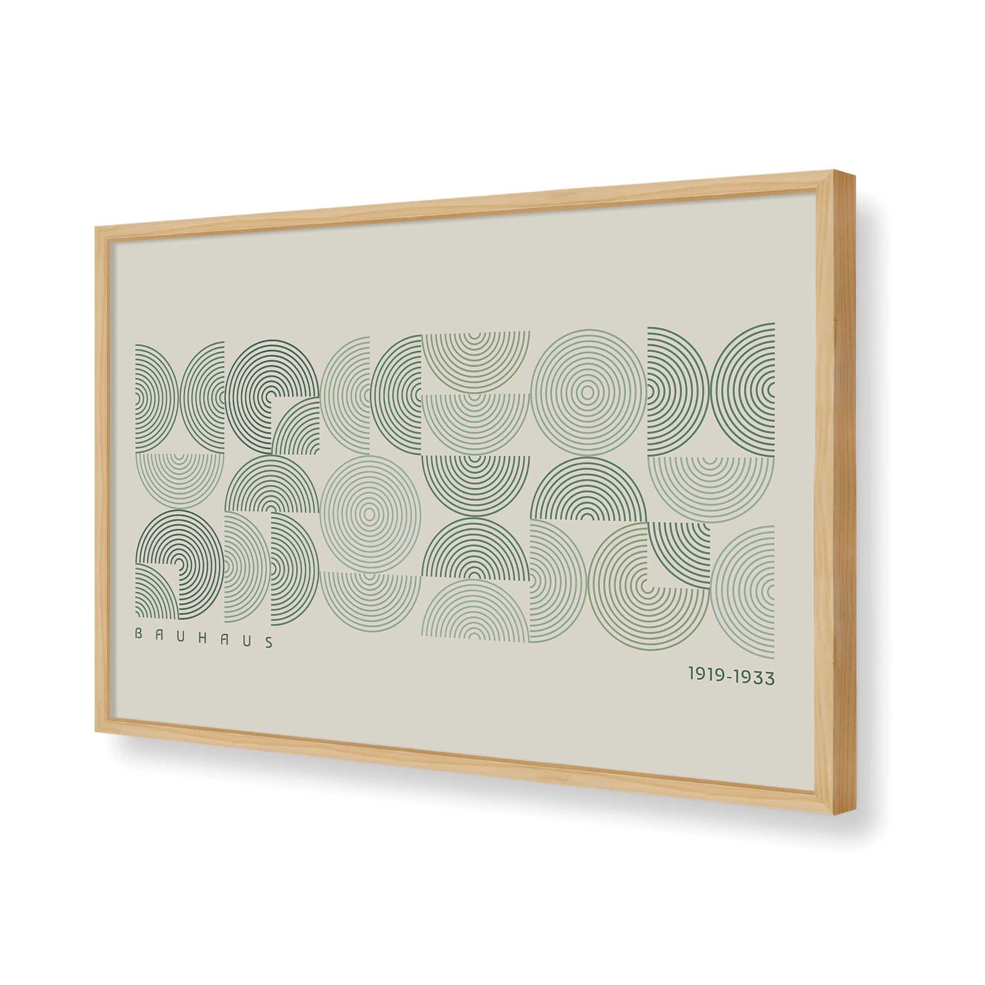 [Color:American Maple], Picture of art in a American Maple frame of the corner