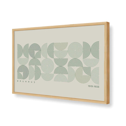 [Color:American Maple], Picture of art in a American Maple frame of the corner