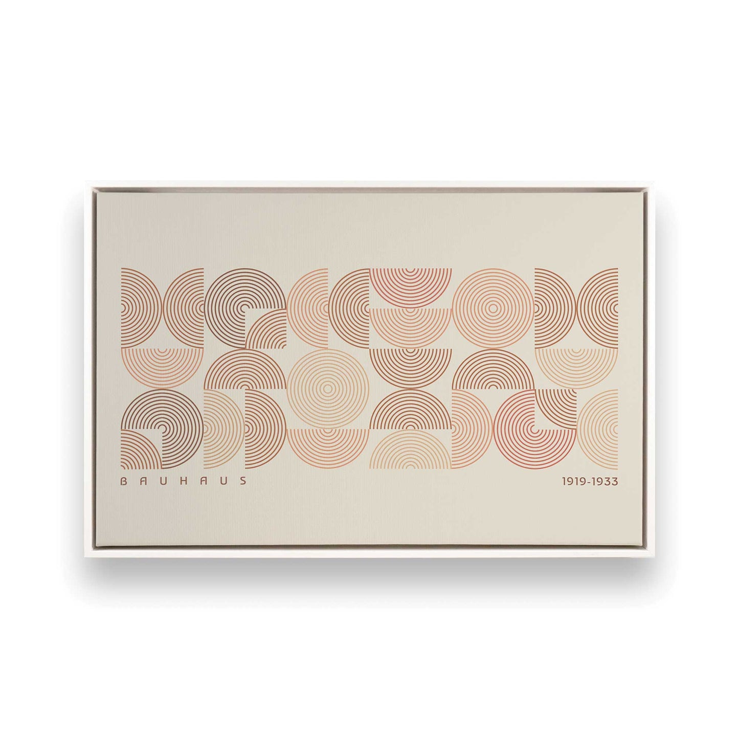 [Color:Opaque White], Picture of art in a White frame