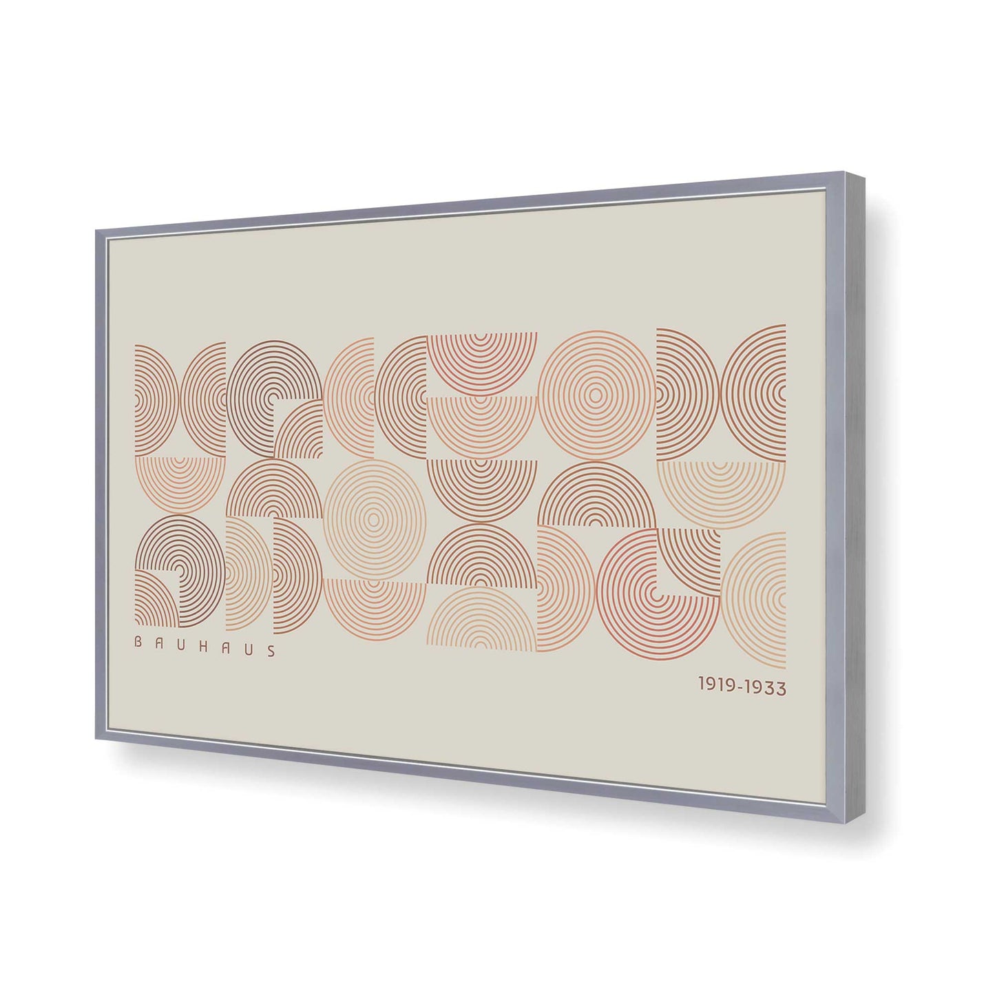 [Color:Polished Chrome], Picture of art in a Polished Chrome frame of the corner