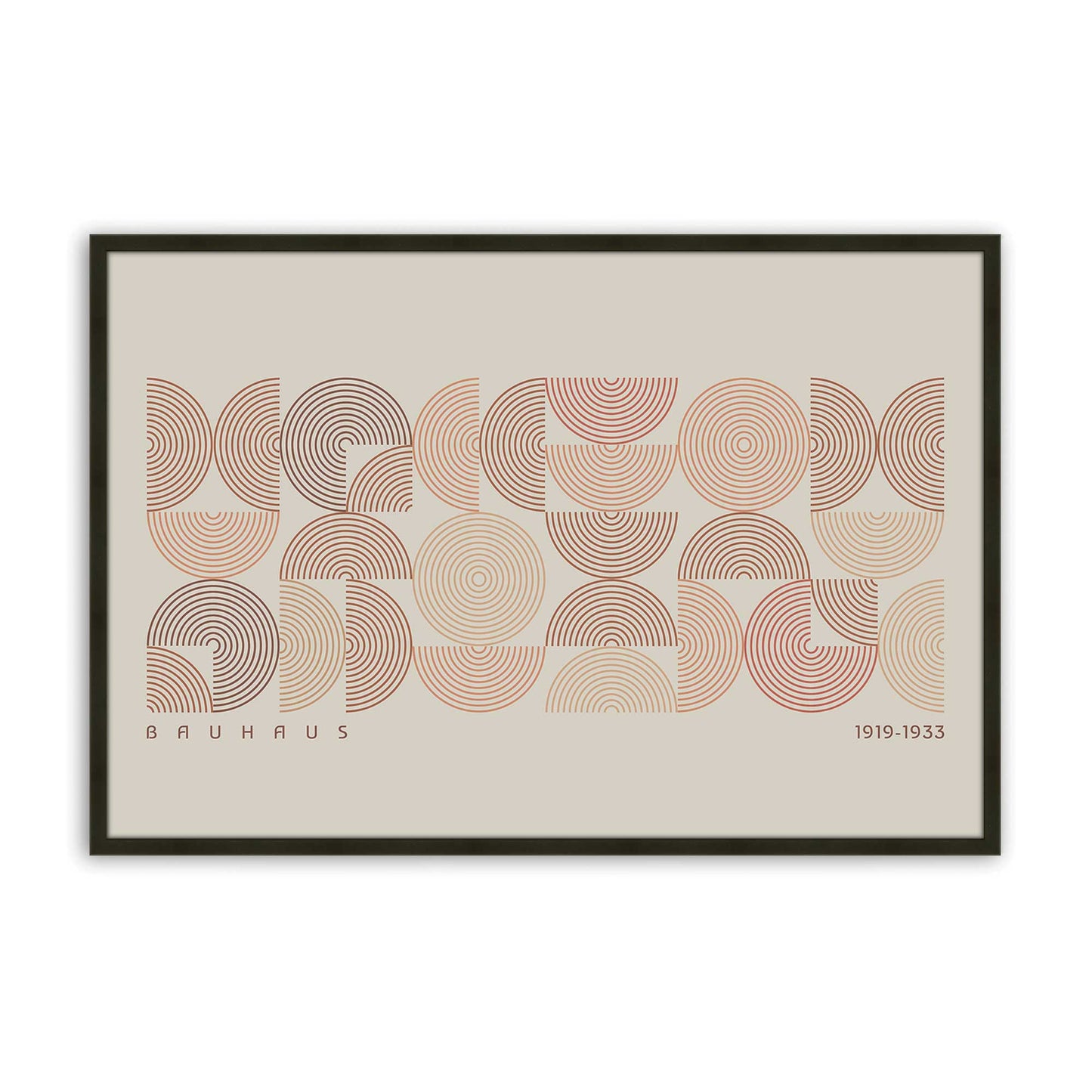 [Color:Satin Black], Picture of art in a Satin Black frame
