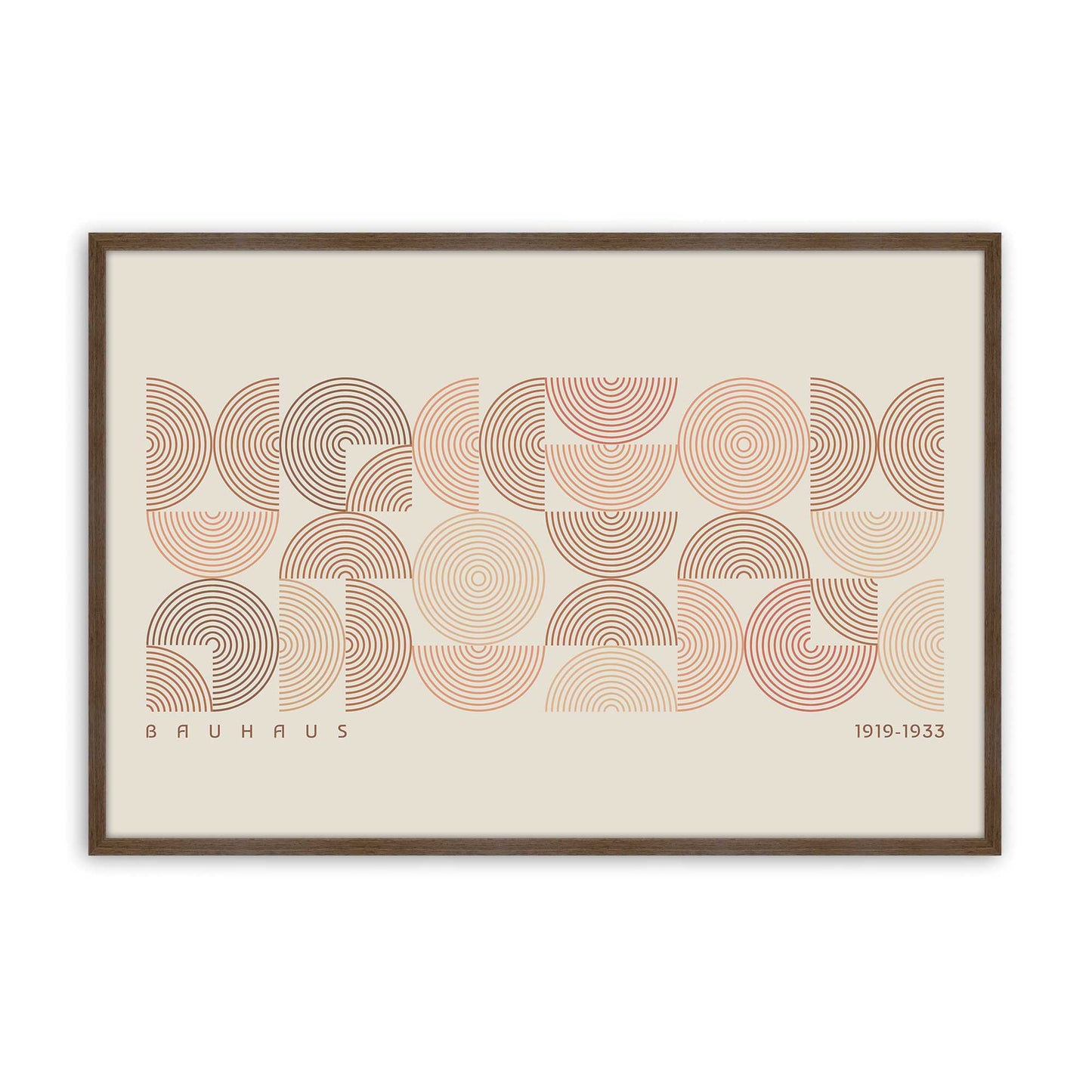 [Color:Walnut], Picture of art in a Walnut frame