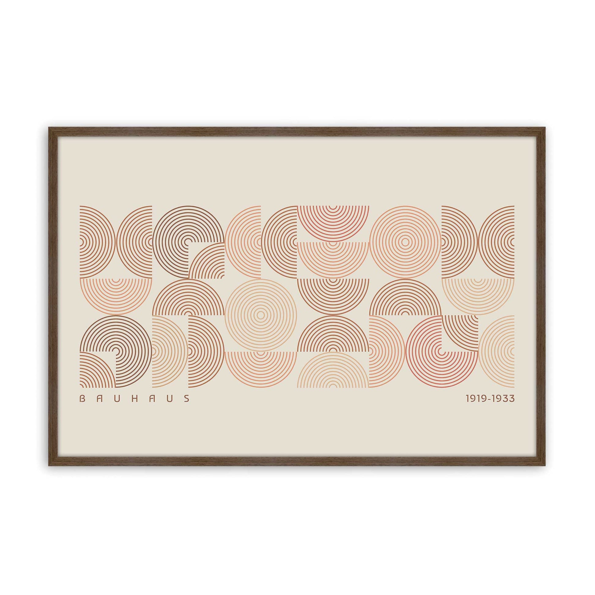 [Color:Walnut], Picture of art in a Walnut frame