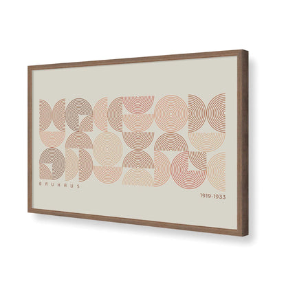 [Color:Walnut], Picture of art in a Walnut frame of the corner