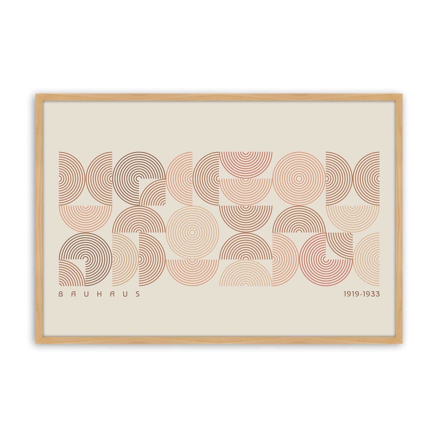 [Color:American Maple], Picture of art in a American Maple frame