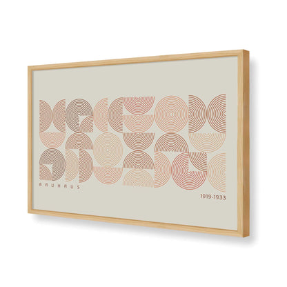[Color:American Maple], Picture of art in a American Maple frame of the corner