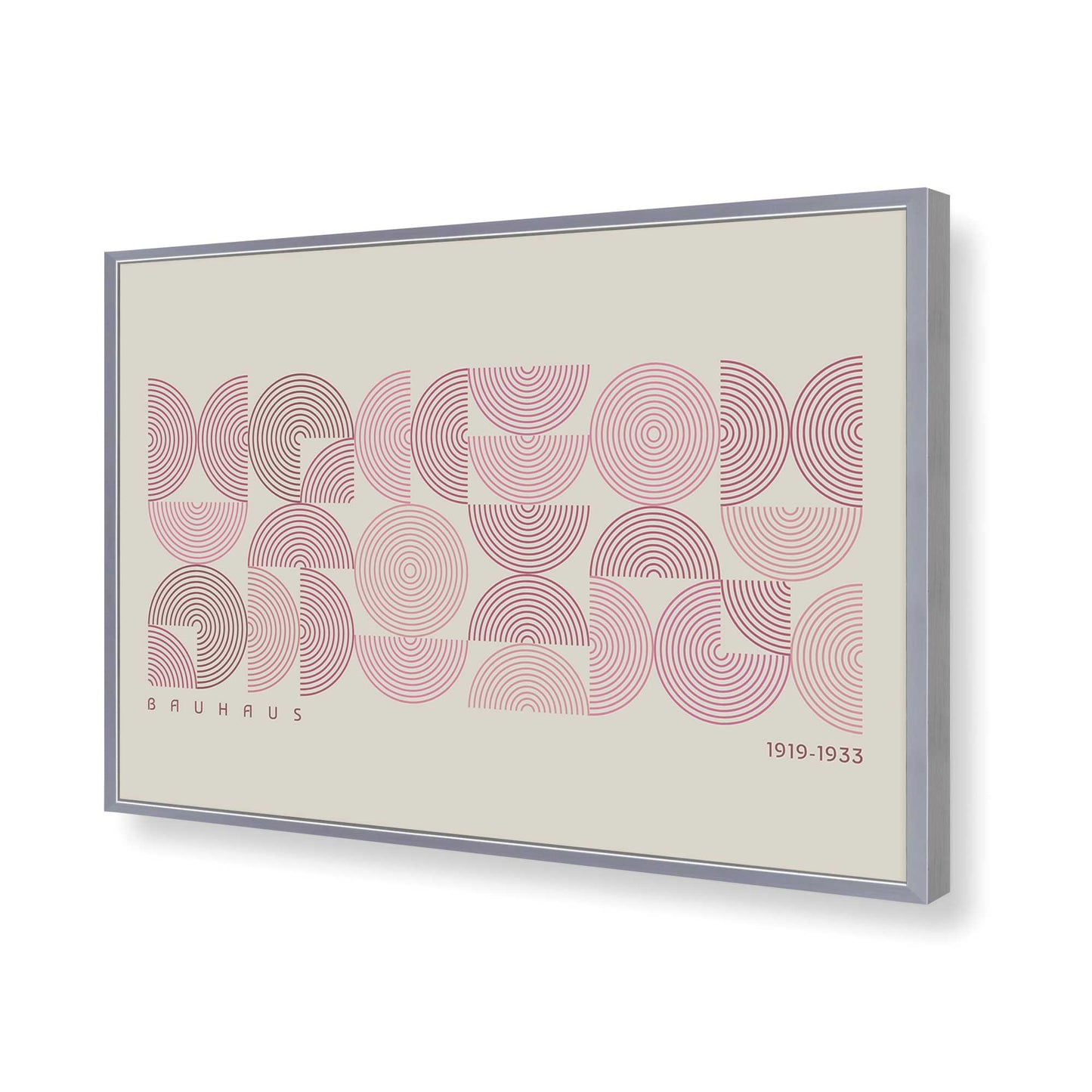 [Color:Polished Chrome], Picture of art in a Polished Chrome frame of the corner