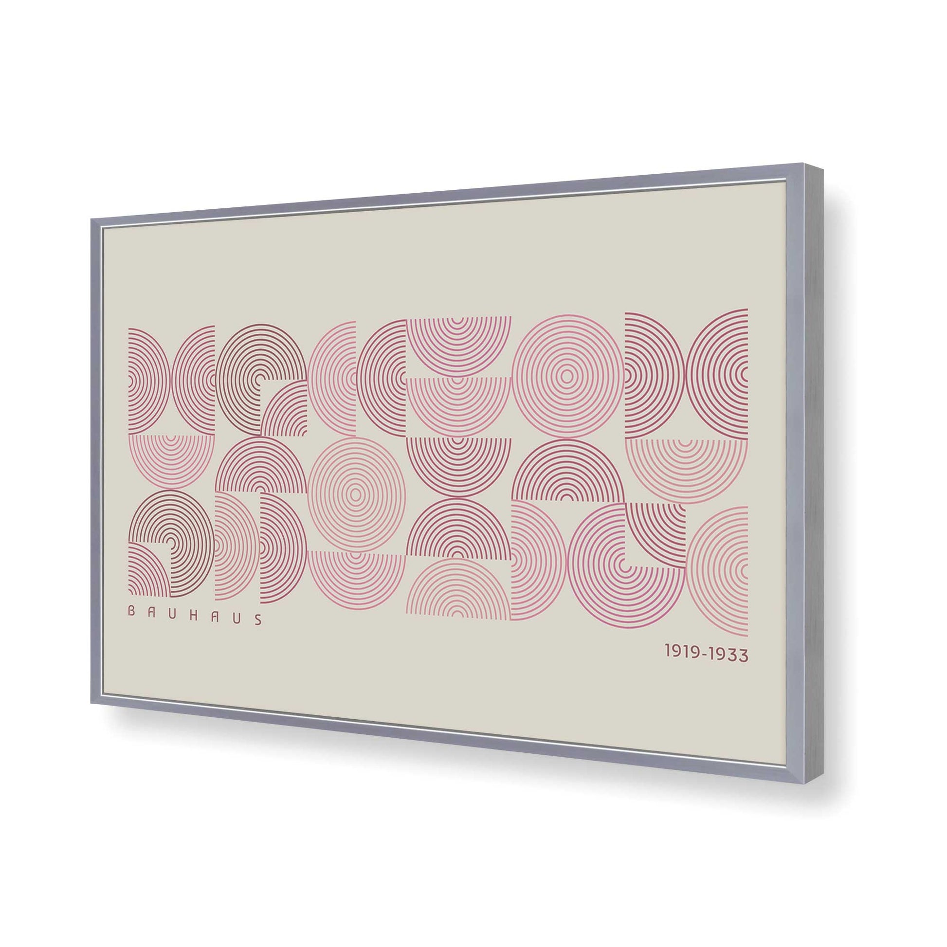 [Color:Polished Chrome], Picture of art in a Polished Chrome frame of the corner