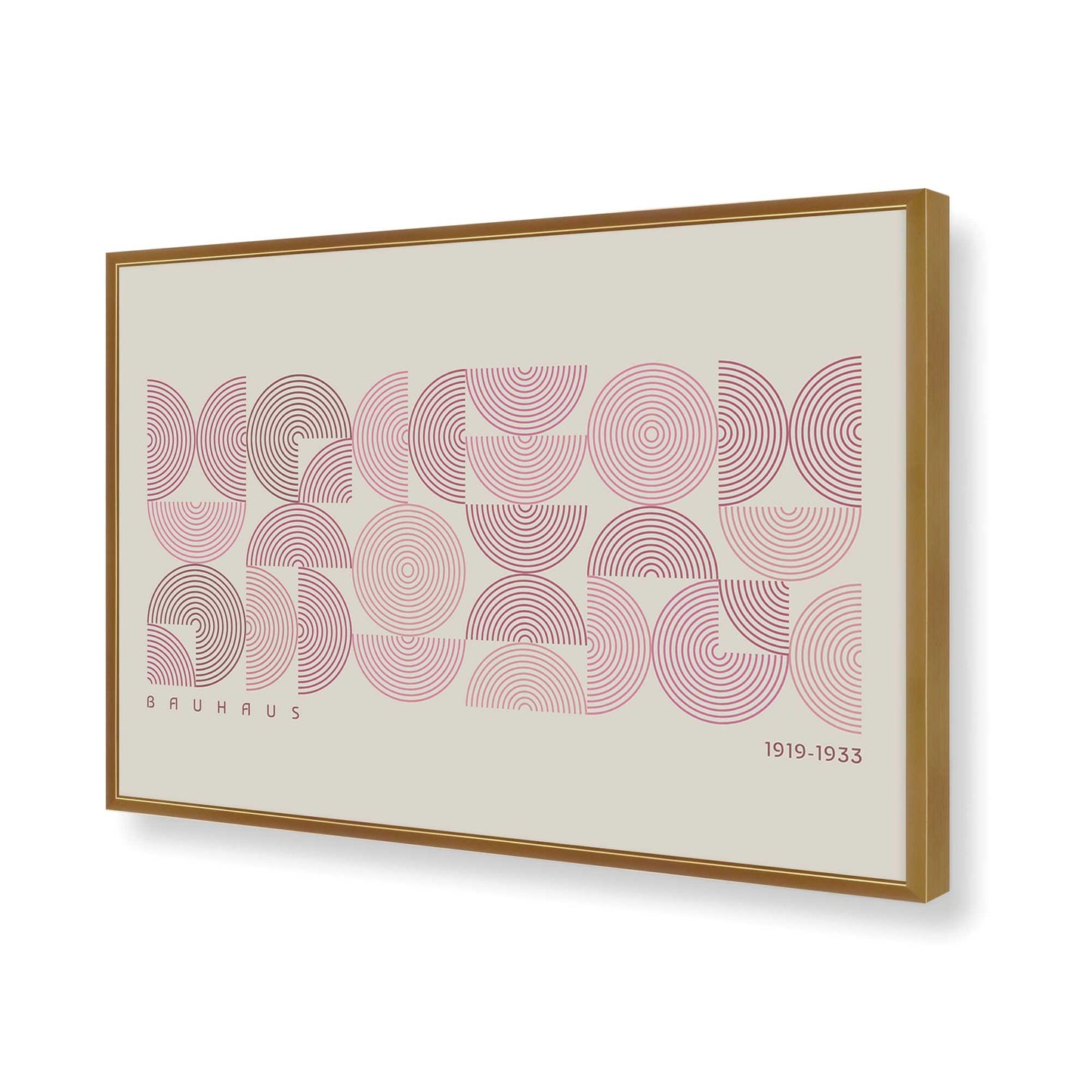 [Color:Polished Gold], Picture of art in a Polished Gold frame of the corner