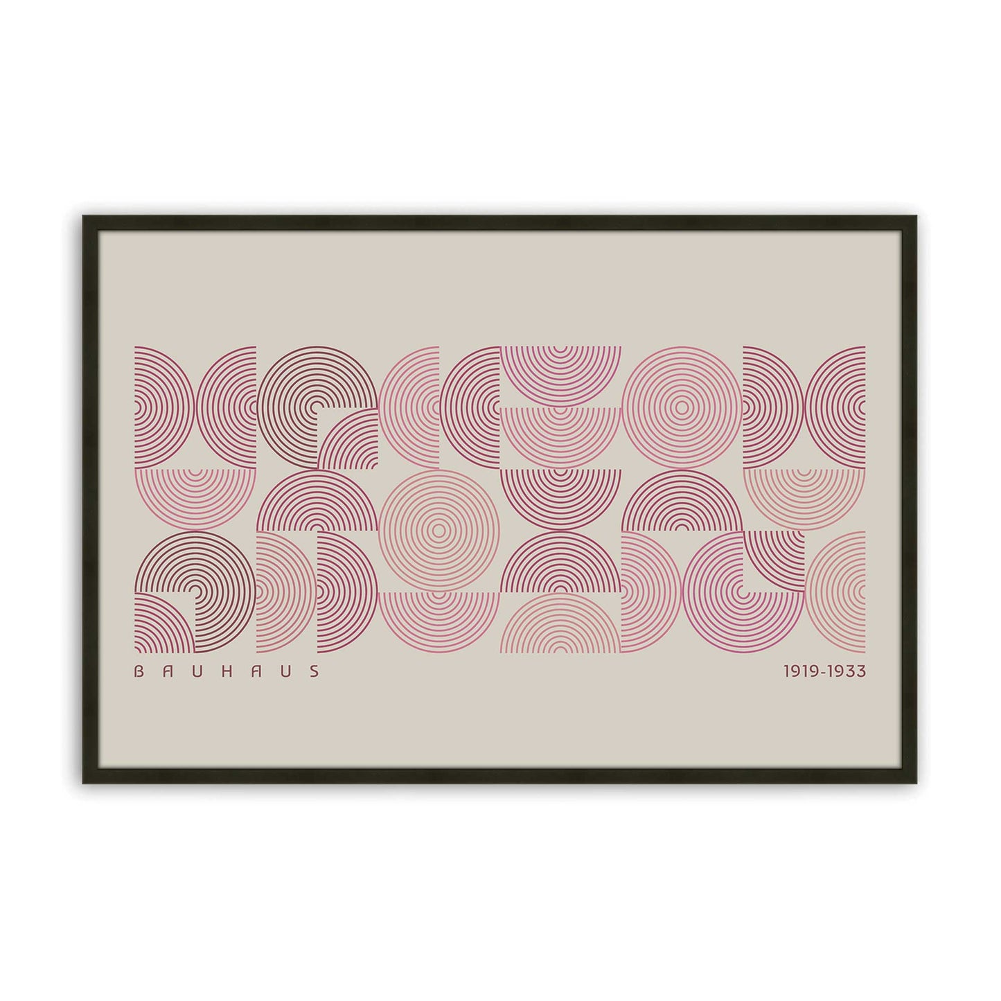 [Color:Satin Black], Picture of art in a Satin Black frame