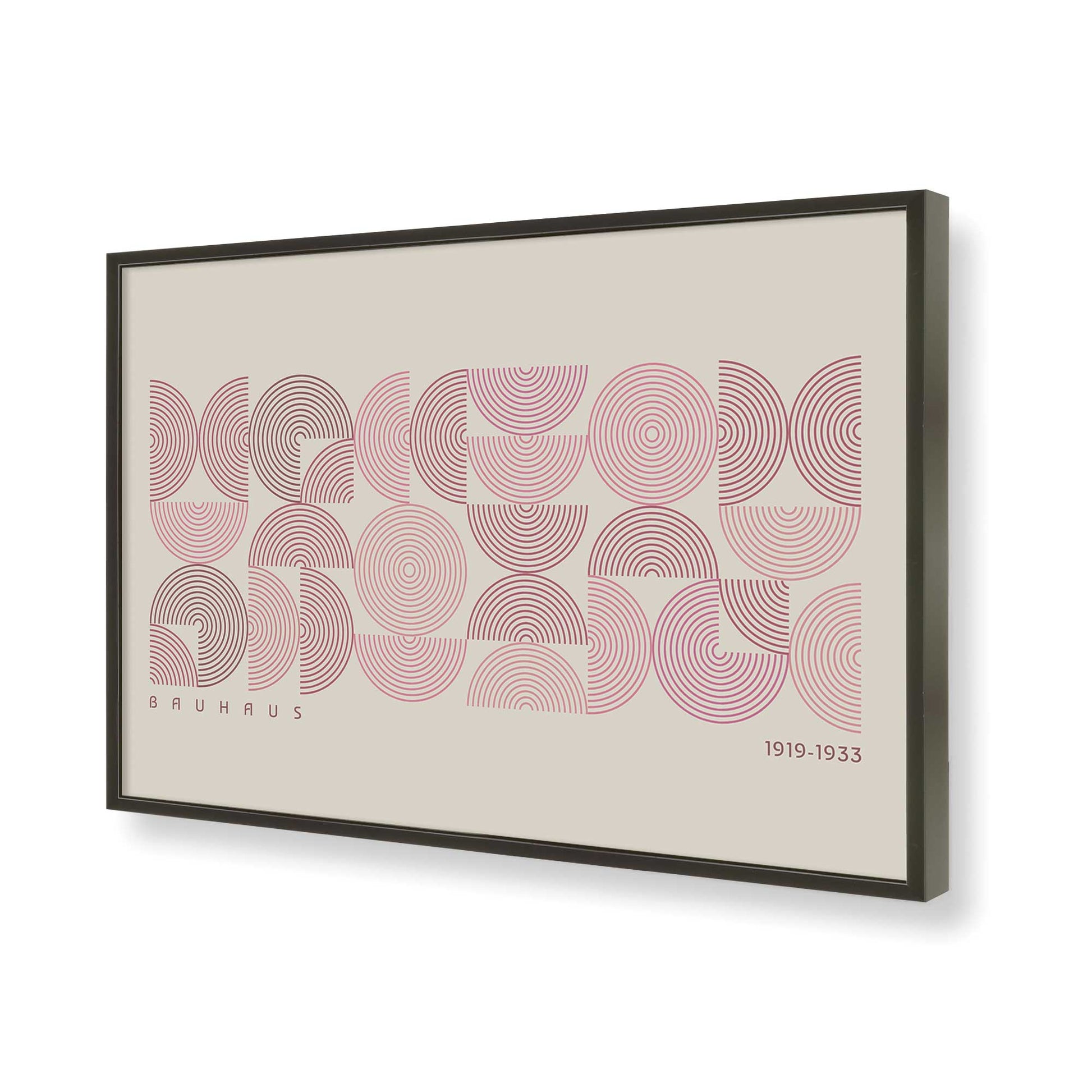 [Color:Satin Black], Picture of art in a Satin Black frame of the corner