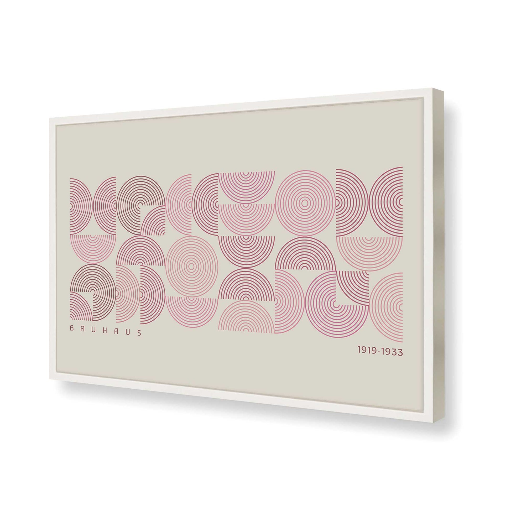 [Color:Opaque White], Picture of art in a Opaque White frame of the corner