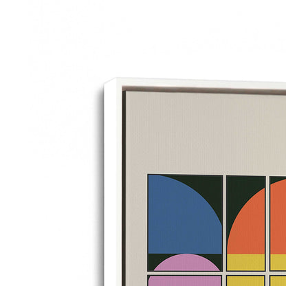 [Color:Opaque White], Picture of art in a White frame at an angle