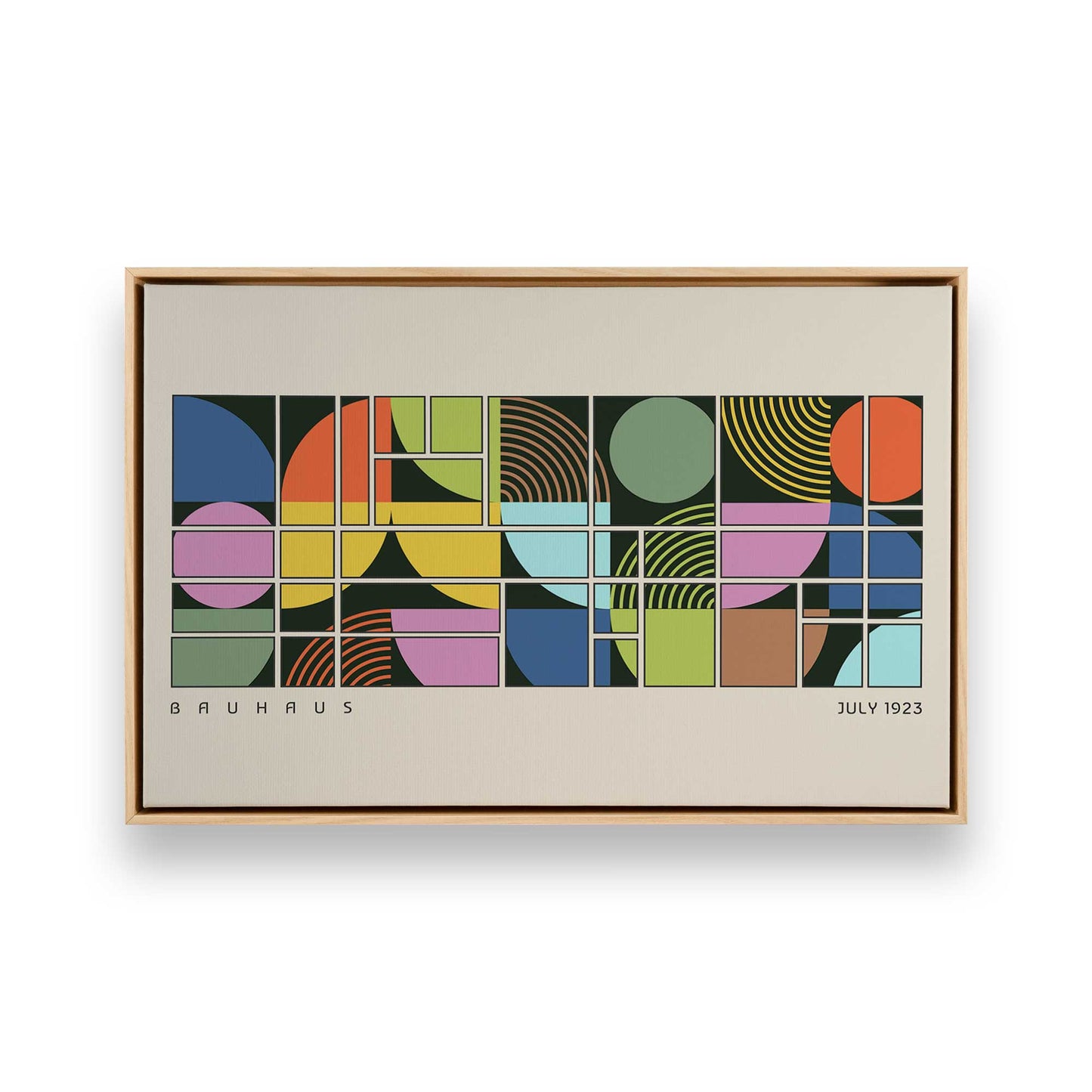 [Color:American Maple], Picture of art in a American Maple frame