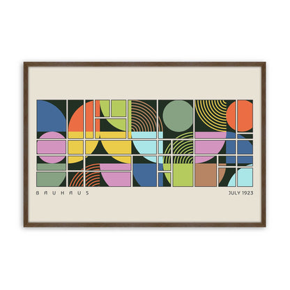 [Color:Walnut], Picture of art in a Walnut frame