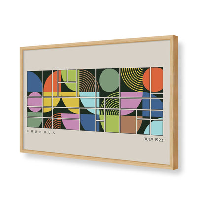 [Color:American Maple], Picture of art in a American Maple frame of the corner