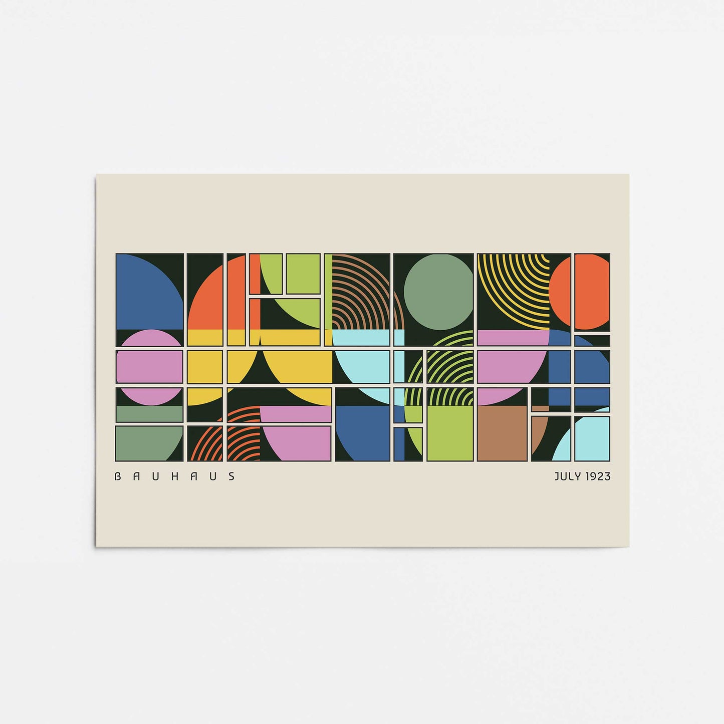[Color:Rolled Print], Picture of close up of art