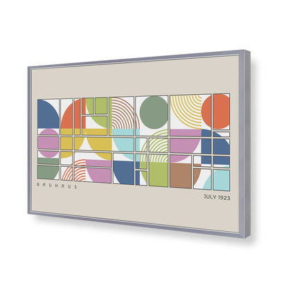 [Color:Polished Chrome], Picture of art in a Polished Chrome frame of the corner