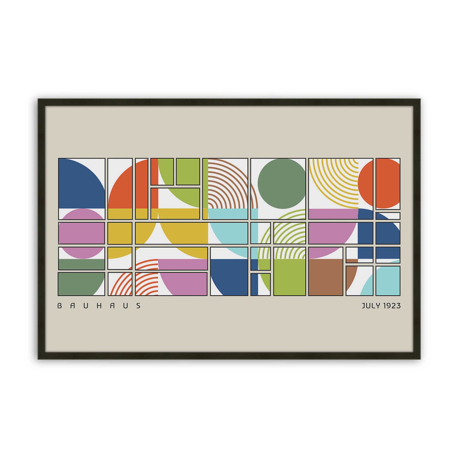 [Color:Satin Black], Picture of art in a Satin Black frame