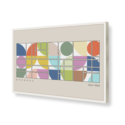 [Color:Opaque White], Picture of art in a Opaque White frame of the corner