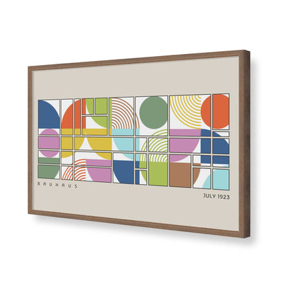 [Color:Walnut], Picture of art in a Walnut frame of the corner