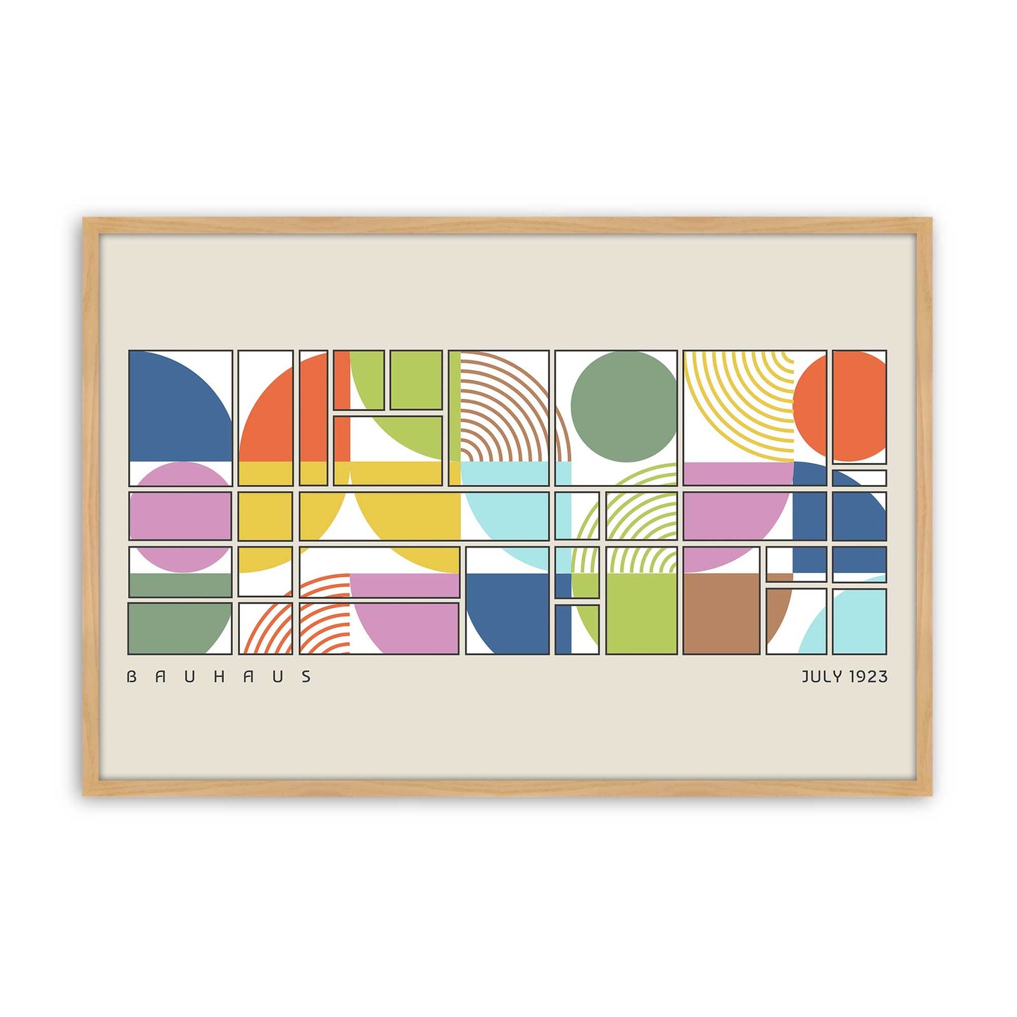 [Color:American Maple], Picture of art in a American Maple frame
