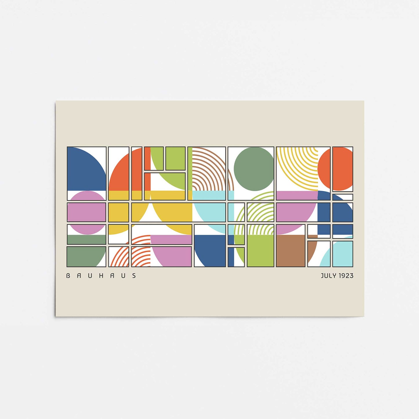 [Color:Rolled Print], Picture of close up of art