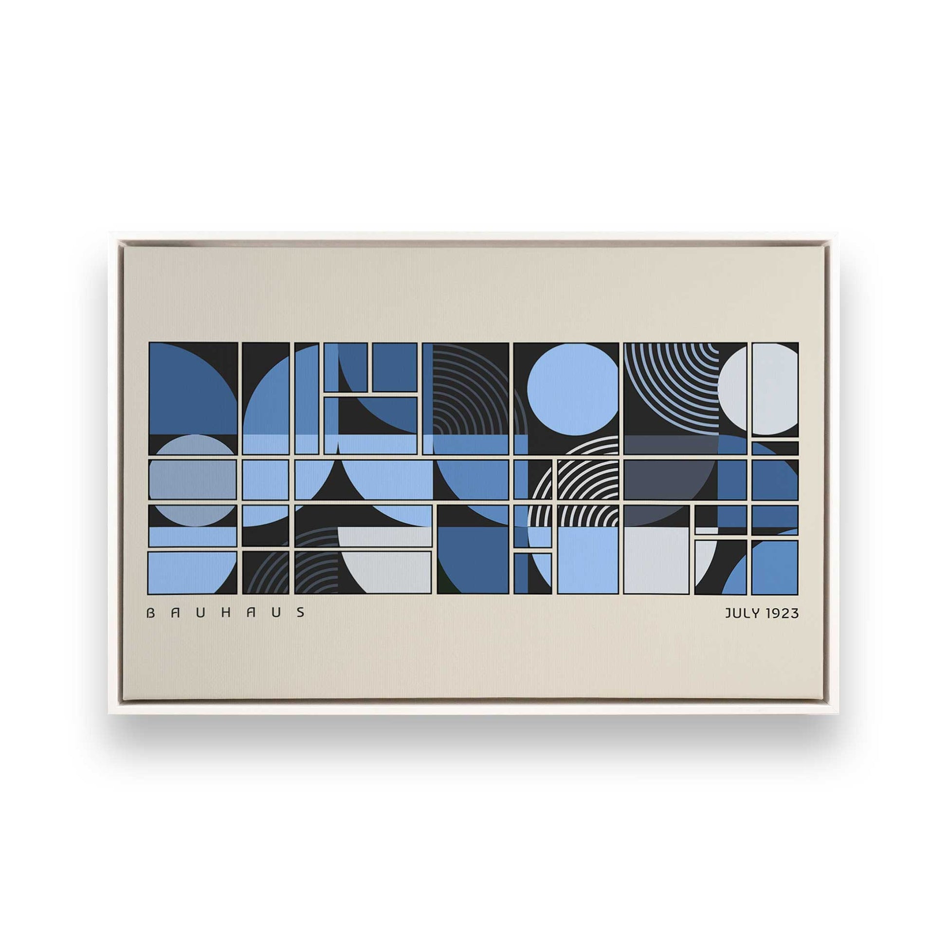 [Color:Opaque White], Picture of art in a White frame
