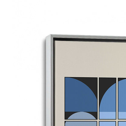 [Color:Polished Chrome], Picture of art in a Polished Chrome frame at an angle