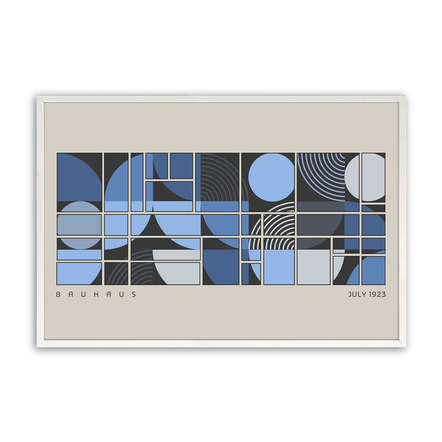 [Color:Opaque White], Picture of art in a Opaque White frame