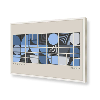 [Color:Opaque White], Picture of art in a Opaque White frame of the corner