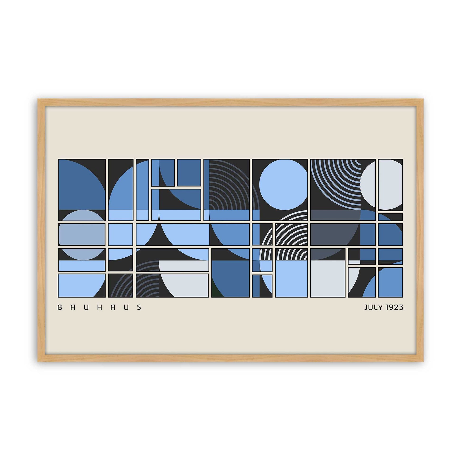 [Color:American Maple], Picture of art in a American Maple frame