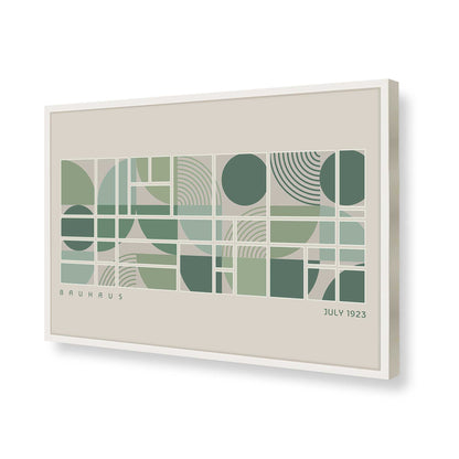 [Color:Opaque White], Picture of art in a Opaque White frame of the corner