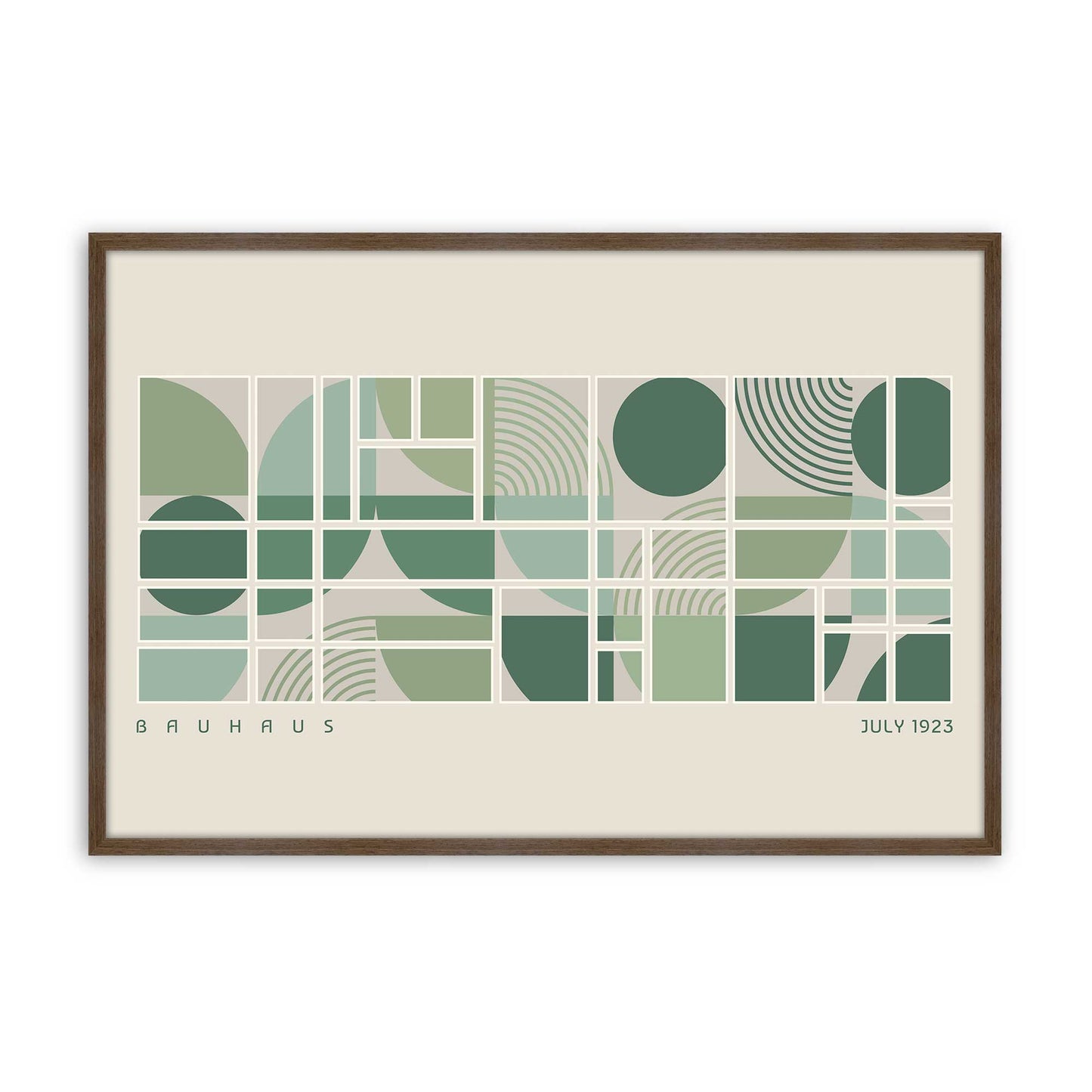 [Color:Walnut], Picture of art in a Walnut frame