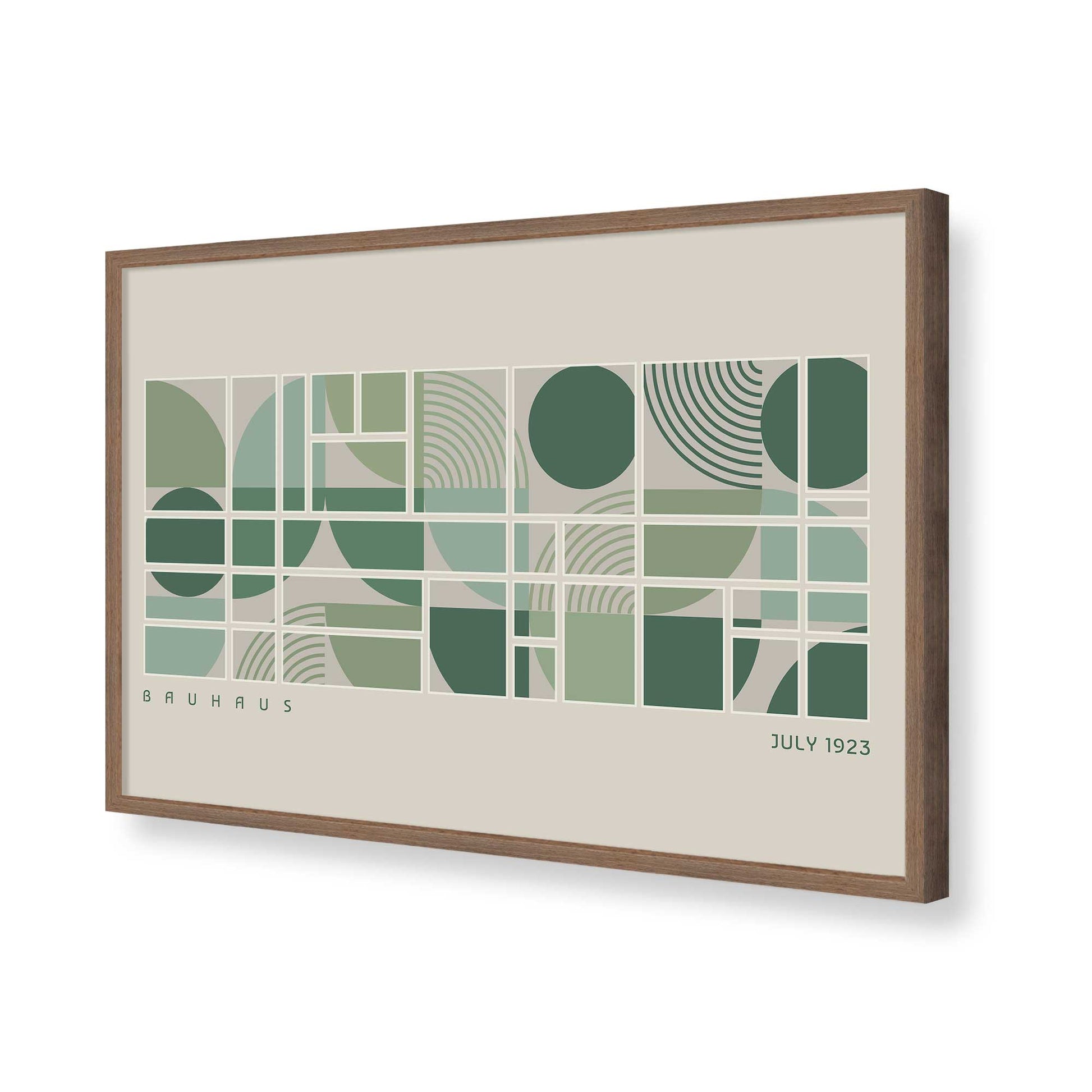 [Color:Walnut], Picture of art in a Walnut frame of the corner