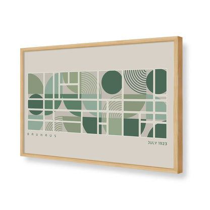 [Color:American Maple], Picture of art in a American Maple frame of the corner