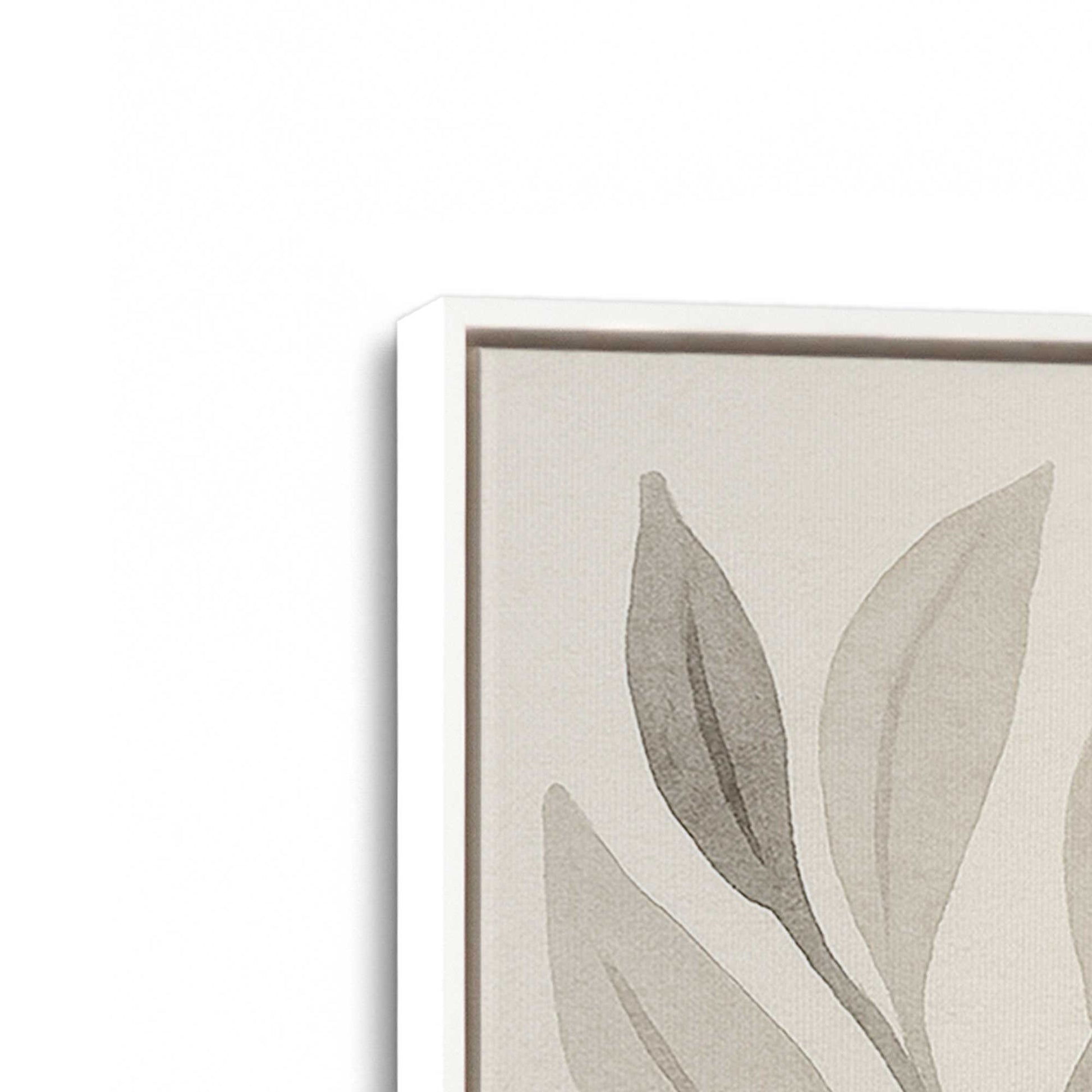[Color:Opaque White], Picture of art in a White frame at an angle